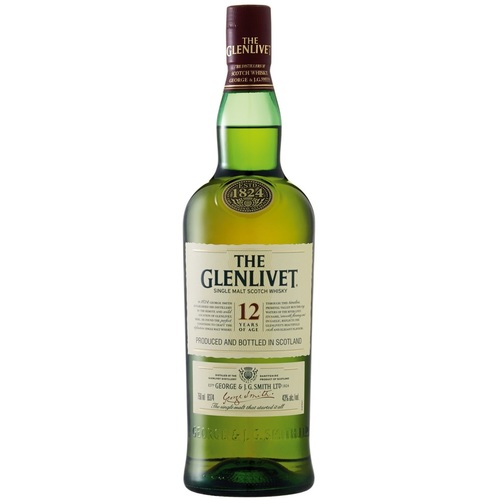 GLENLIVET SCOTCH 12YR